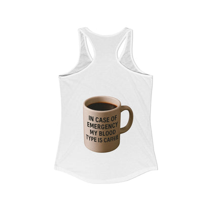 Blood Type Women's Racerback Tank