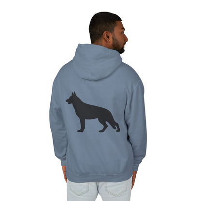 German Shepherd Silhouette Unisex Lightweight Hoodie