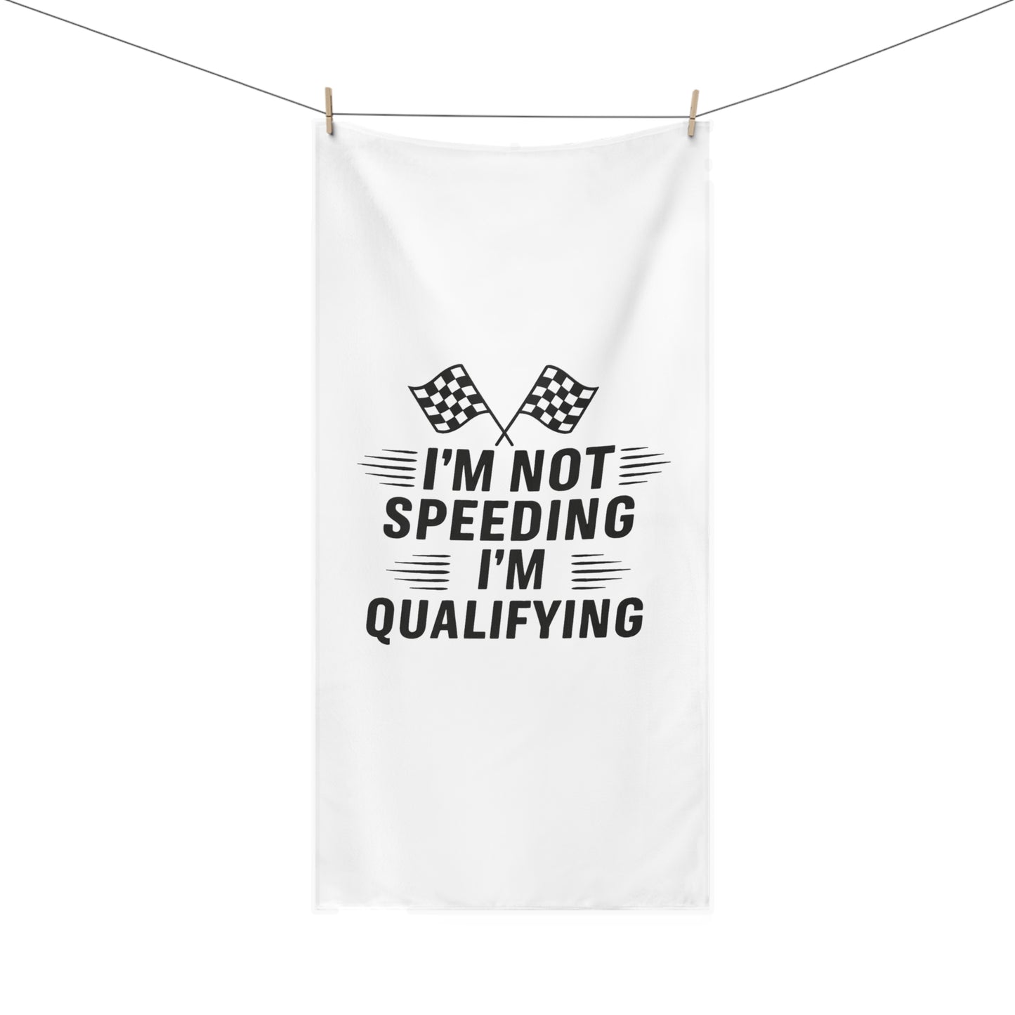 I'm Qualifying Mink-Cotton  Beach Towel
