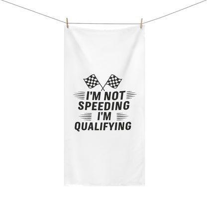 I'm Qualifying Mink-Cotton  Beach Towel