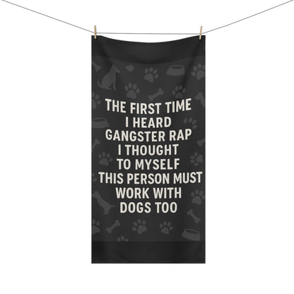 Gangster Rap Mink-Cotton  Beach Towel