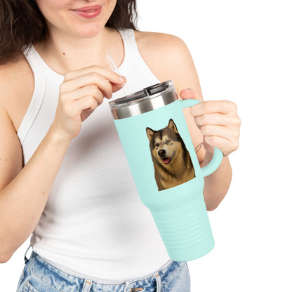 Malamute Head Insulated Travel Mug