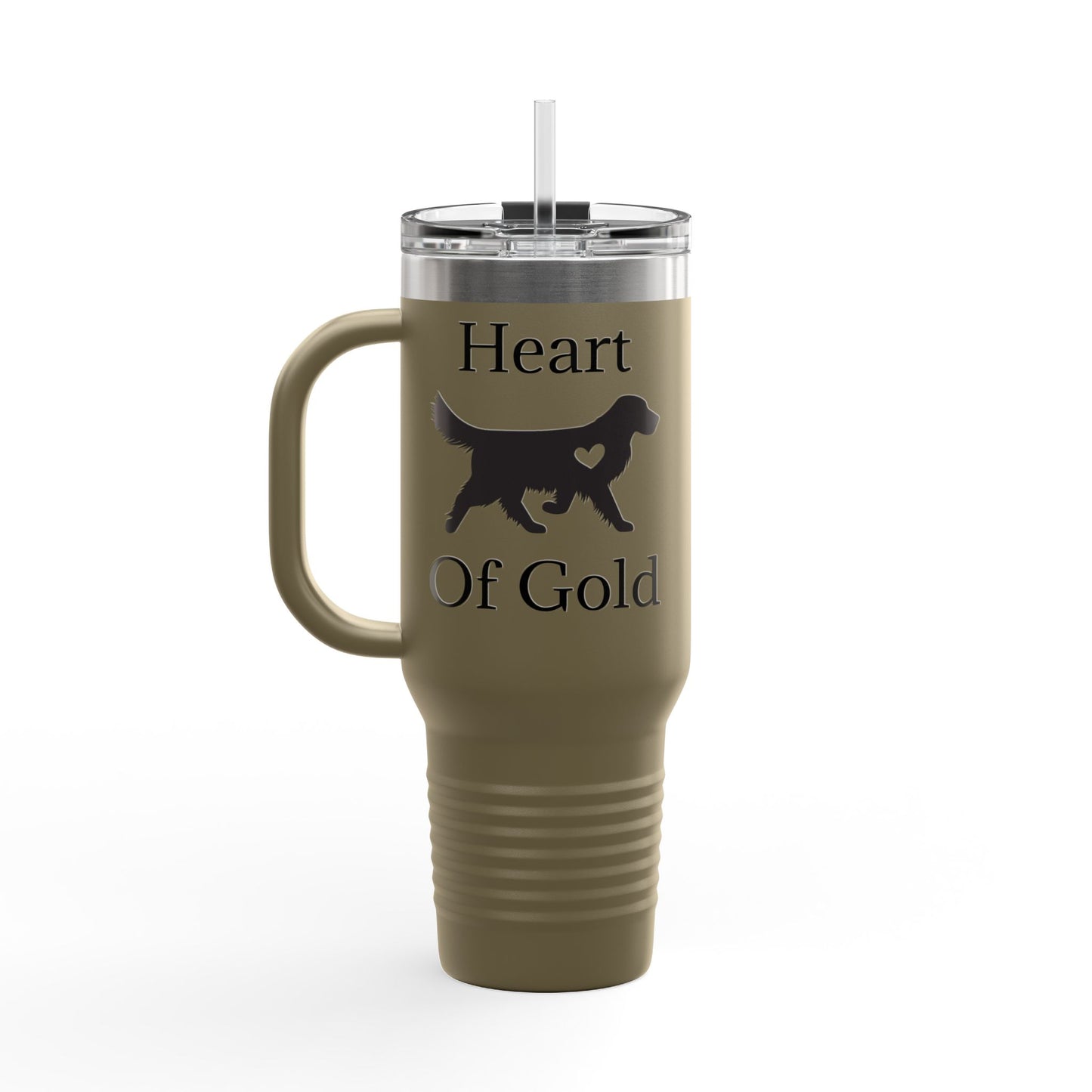 Heart Of Gold Insulated Travel Mug