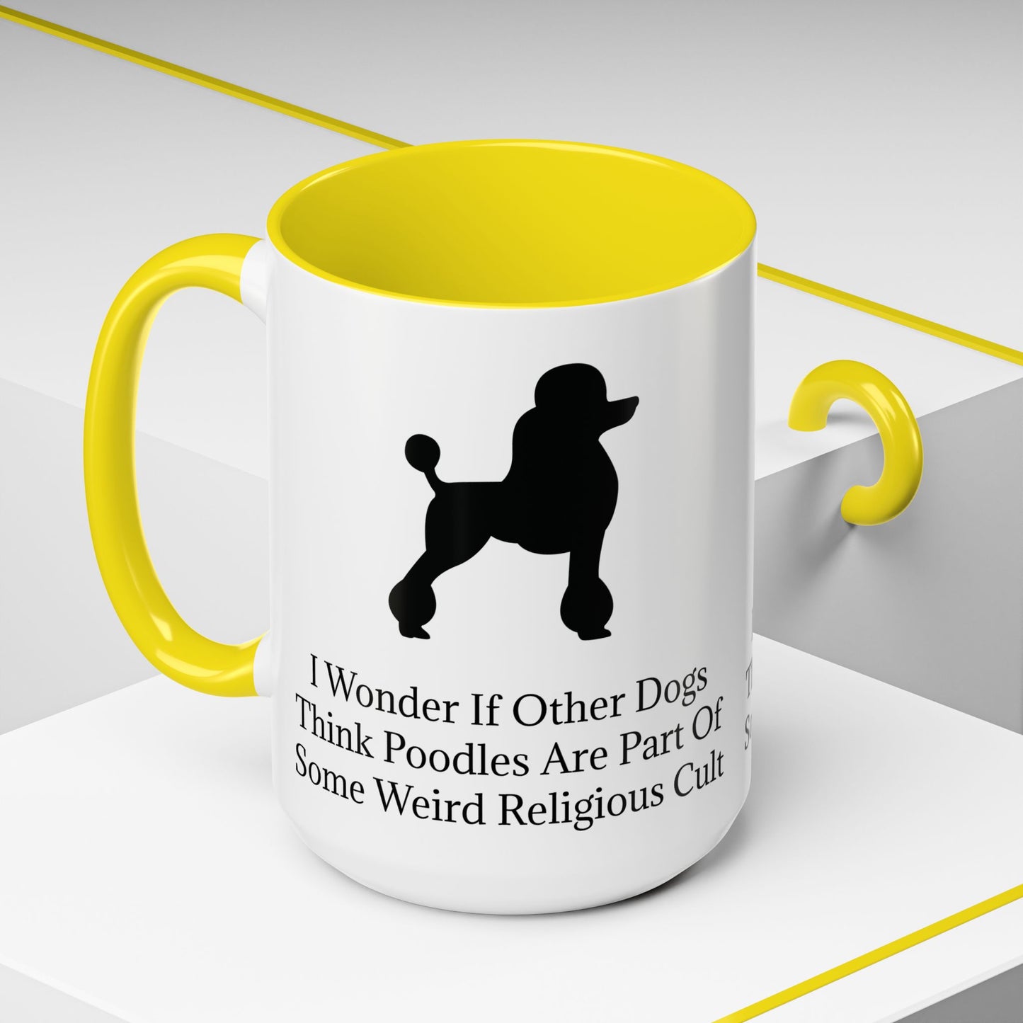 I Wonder 2-Tone Coffee Mug