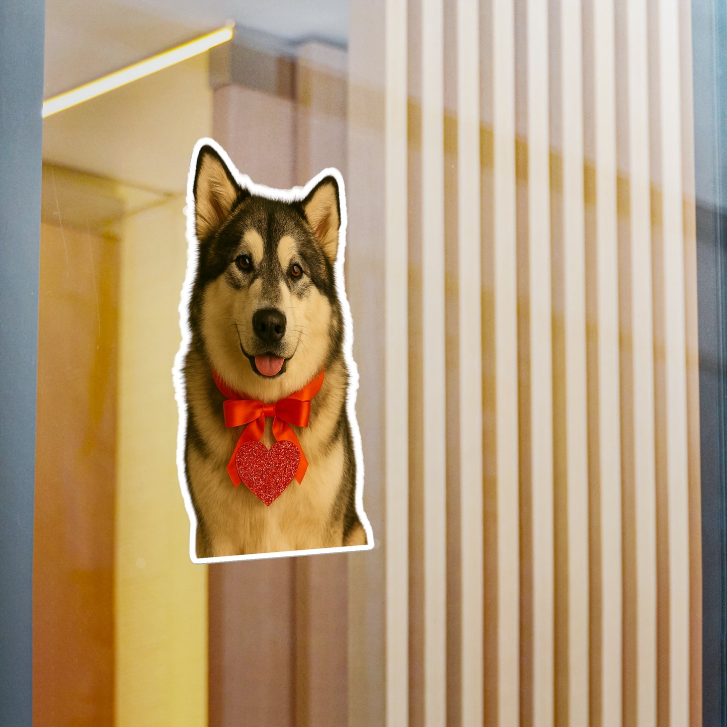 Cupid's Companion Malamute Vinyl Decal