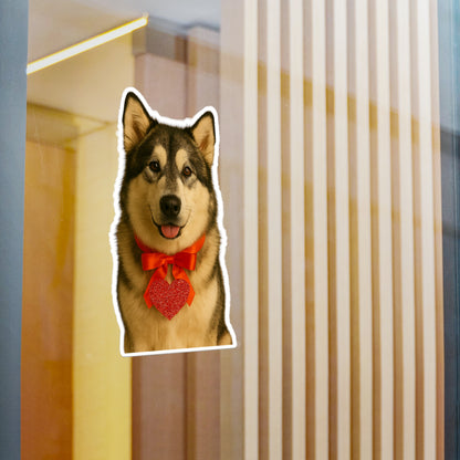 Cupid's Companion Malamute Vinyl Decal