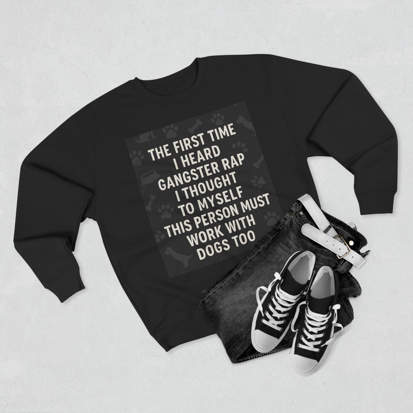 Gangster Rap Unisex Crewneck Sweatshirt