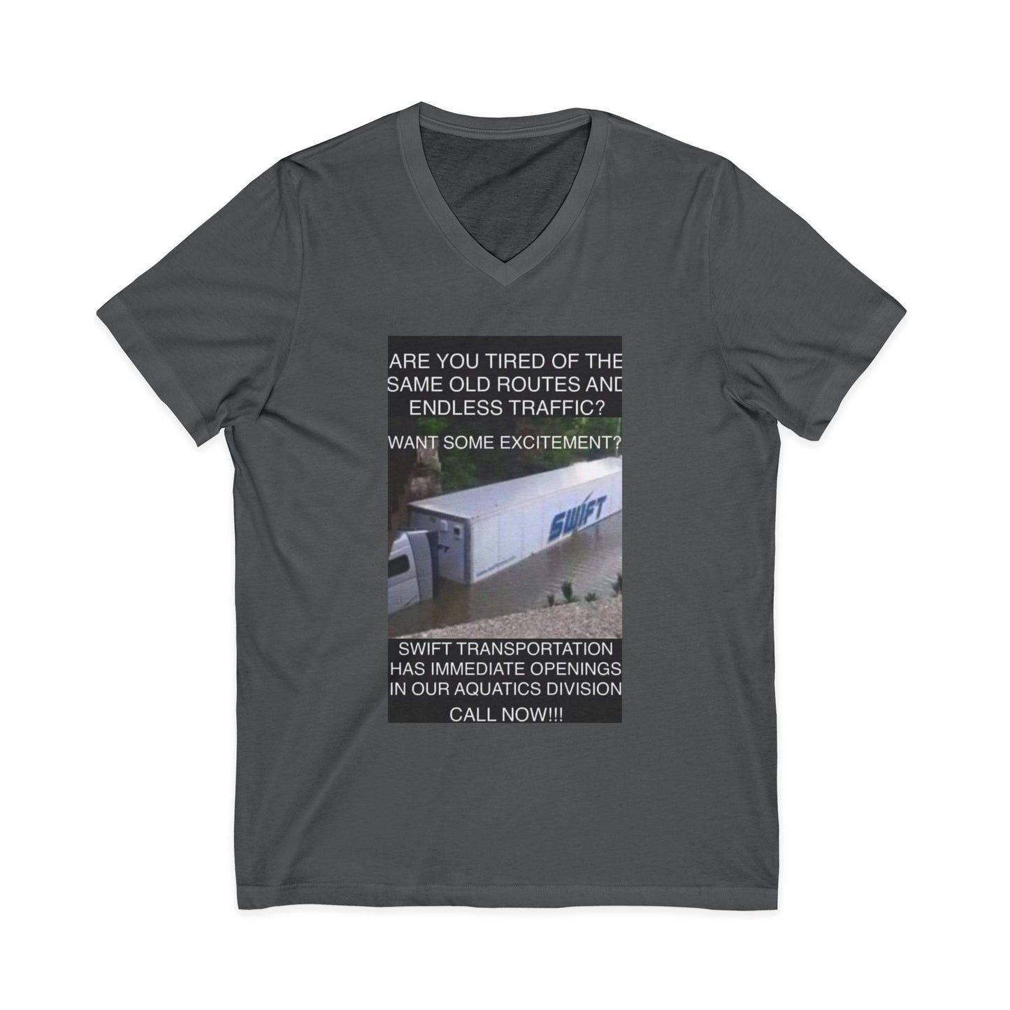 Swift Aquatics Unisex Short Sleeve V-Neck Tee