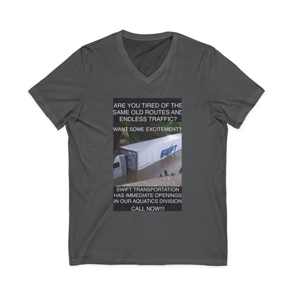 Swift Aquatics Unisex Short Sleeve V-Neck Tee