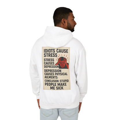 Stupid People Unisex Lightweight Hoodie