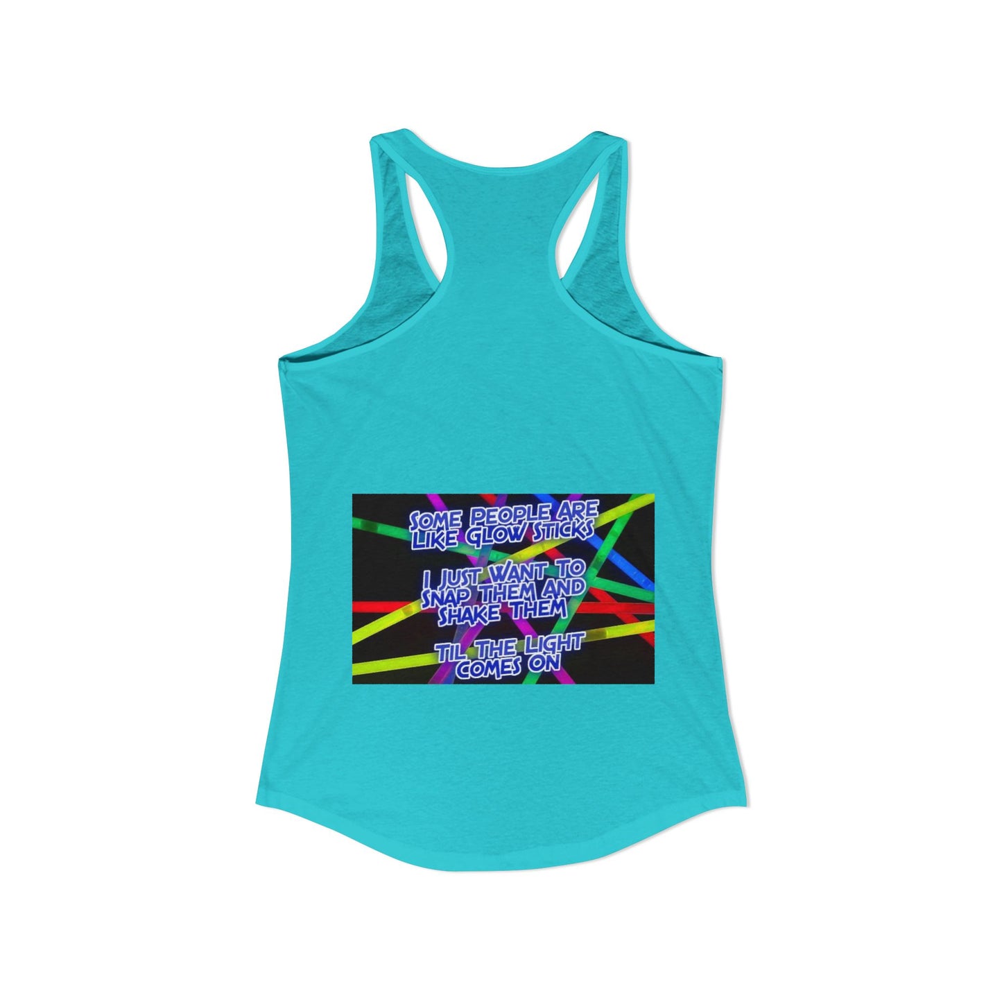 Glow Sticks Women's Racerback Tank