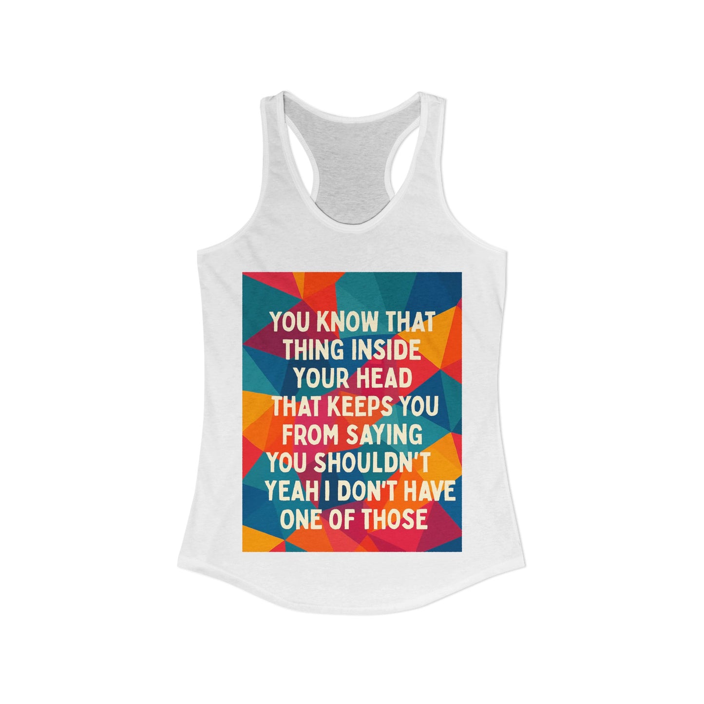 No Filter Women's Racerback Tank