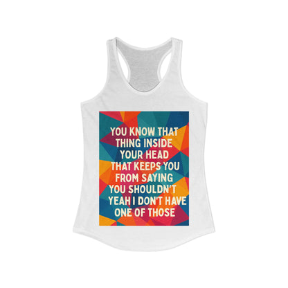 No Filter Women's Racerback Tank