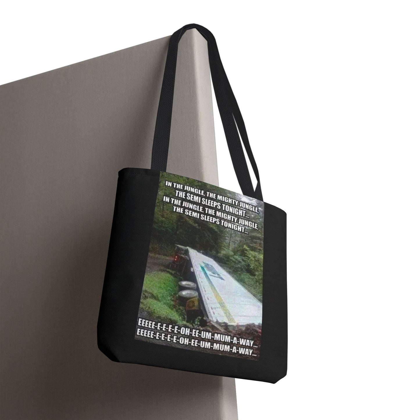 Semi Sleeps Tote Bag