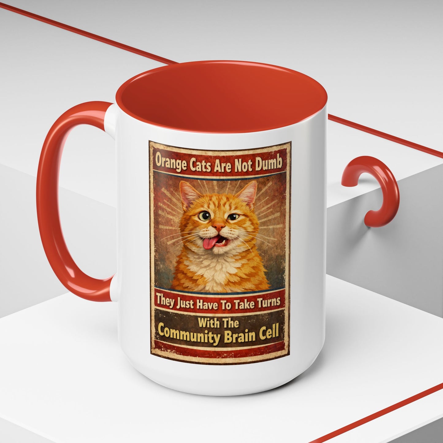 Community Brain Cell 2-Tone Coffee Mug