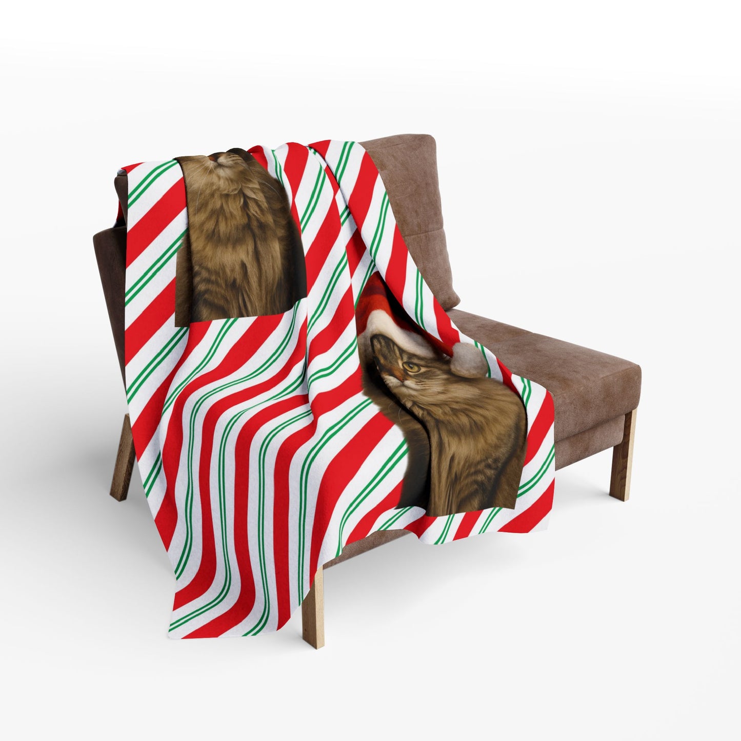 Santa Paws Cat Arctic Fleece Blanket