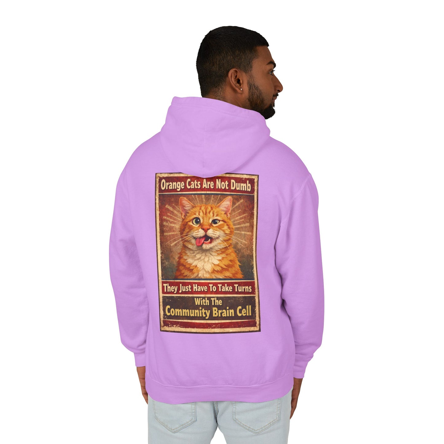 Community Brain Cell Unisex Lightweight Hoodie