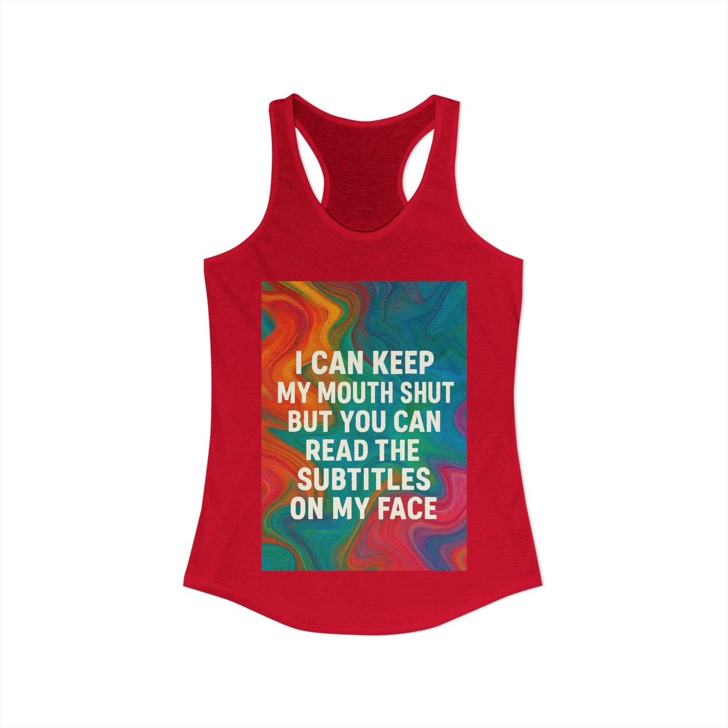 Subtitles Women's Racerback Tank