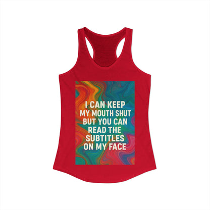 Subtitles Women's Racerback Tank
