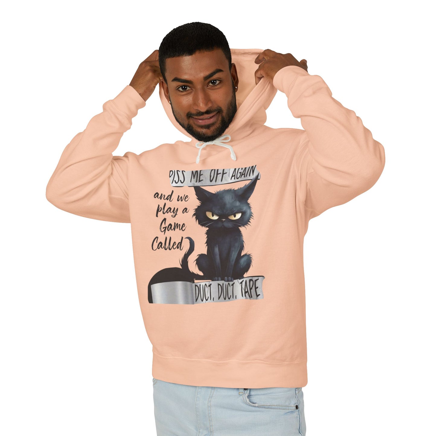 Duct, Duct, Tape Unisex Lightweight Hoodie