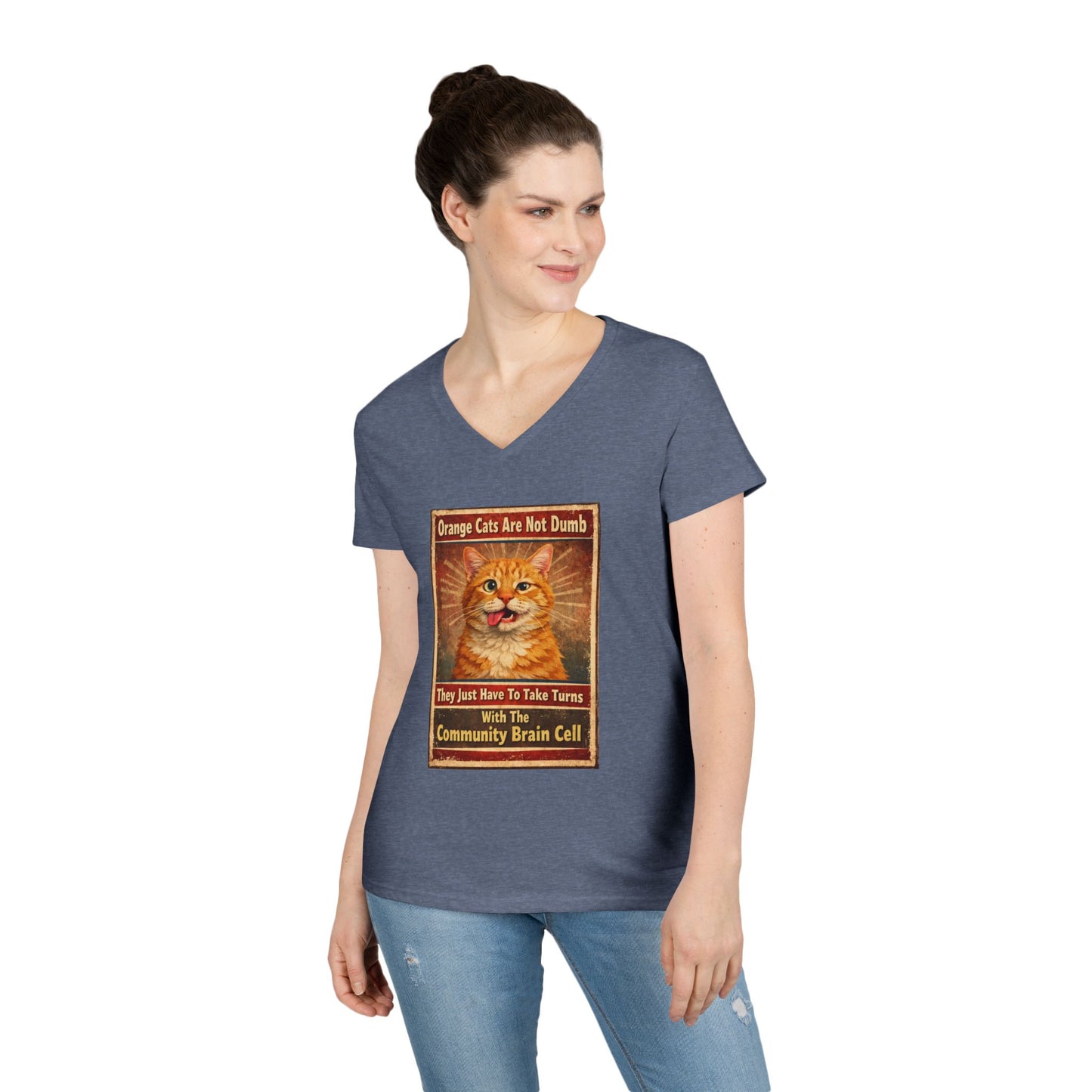 Community Brain Cell Women's V-Neck T-Shirt