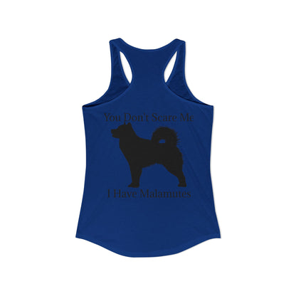 You Don't Scare Me Women's Racerback Tank