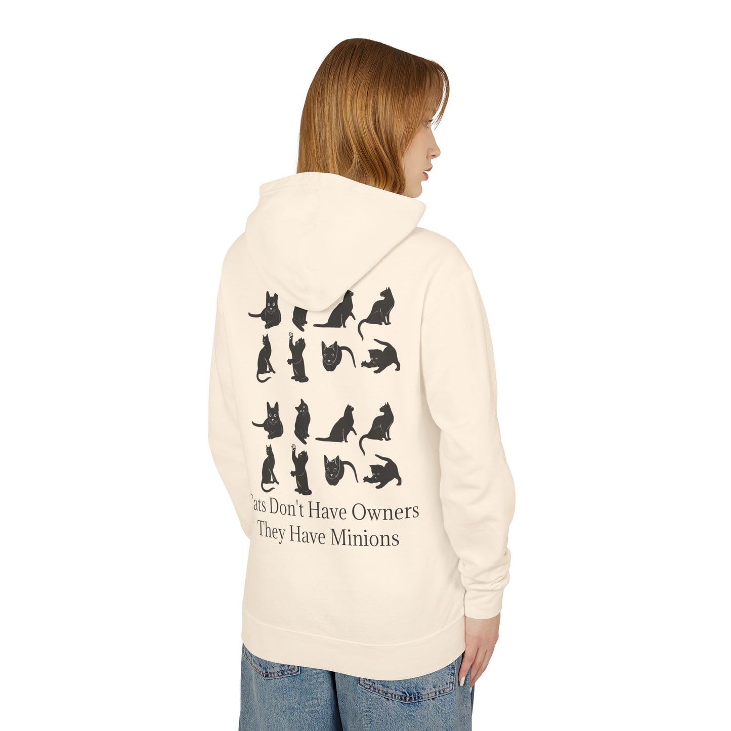 Cat Minions Unisex Lightweight Hoodie