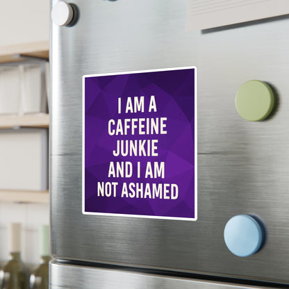 Caffeine Junkie Vinyl Decal