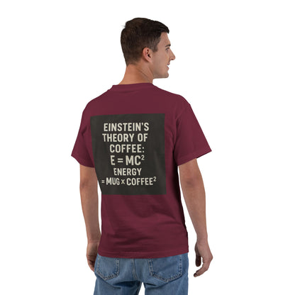 Einstein's Theory Of Coffee Men's Short-Sleeve Crewneck Tee