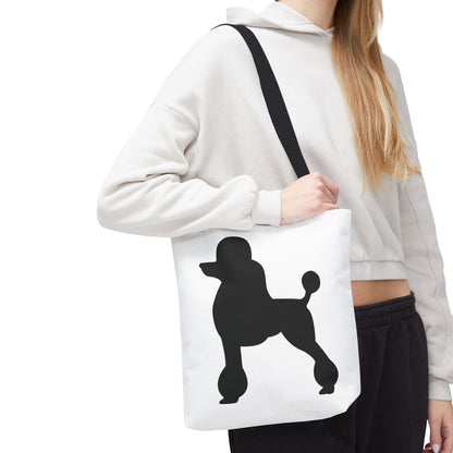 Poodle Silhouette Tote Bag