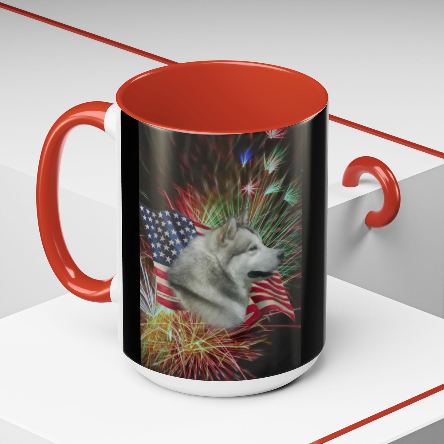 American Malamute 2-Tone Coffee Mug
