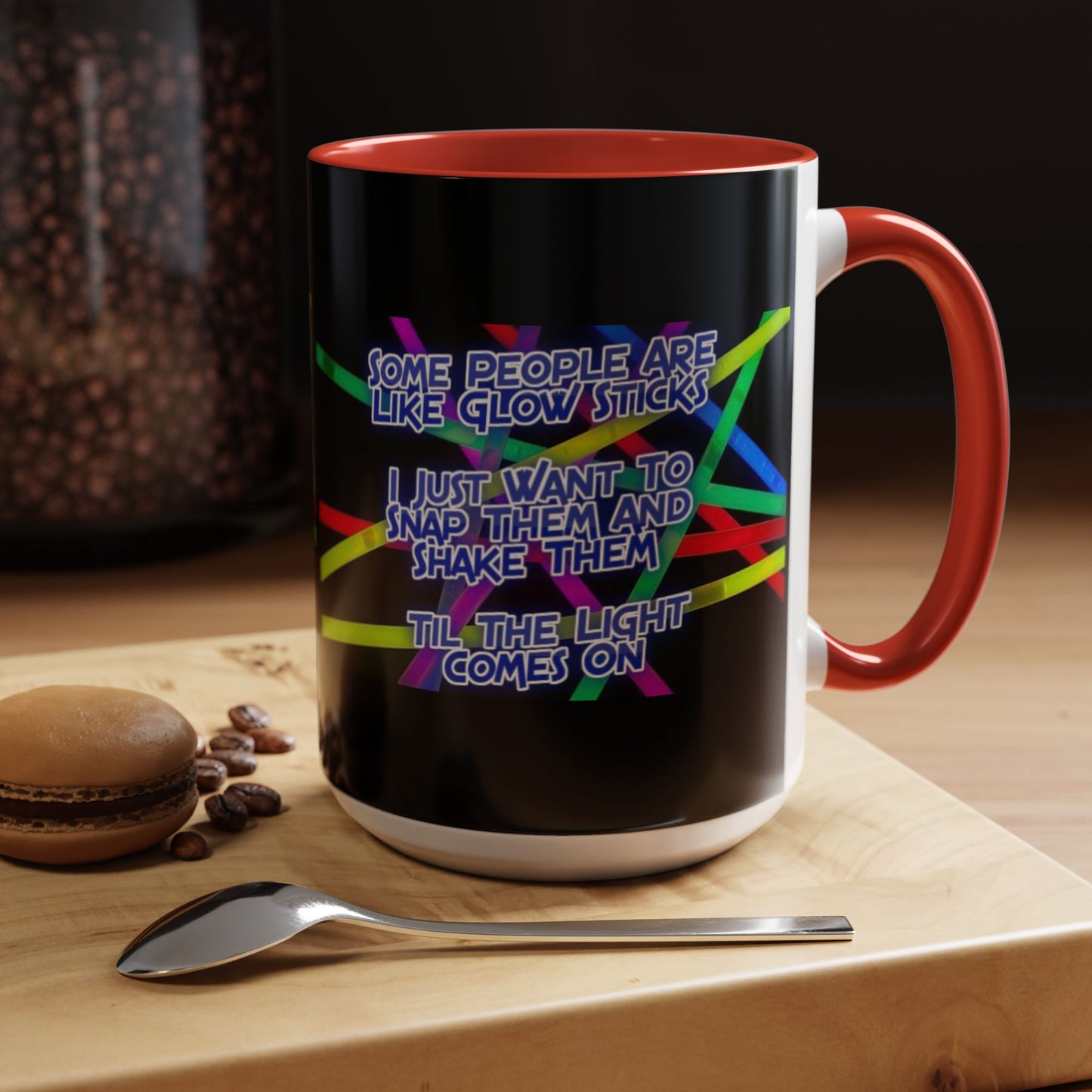 Glow Sticks 2-Tone Coffee Mug