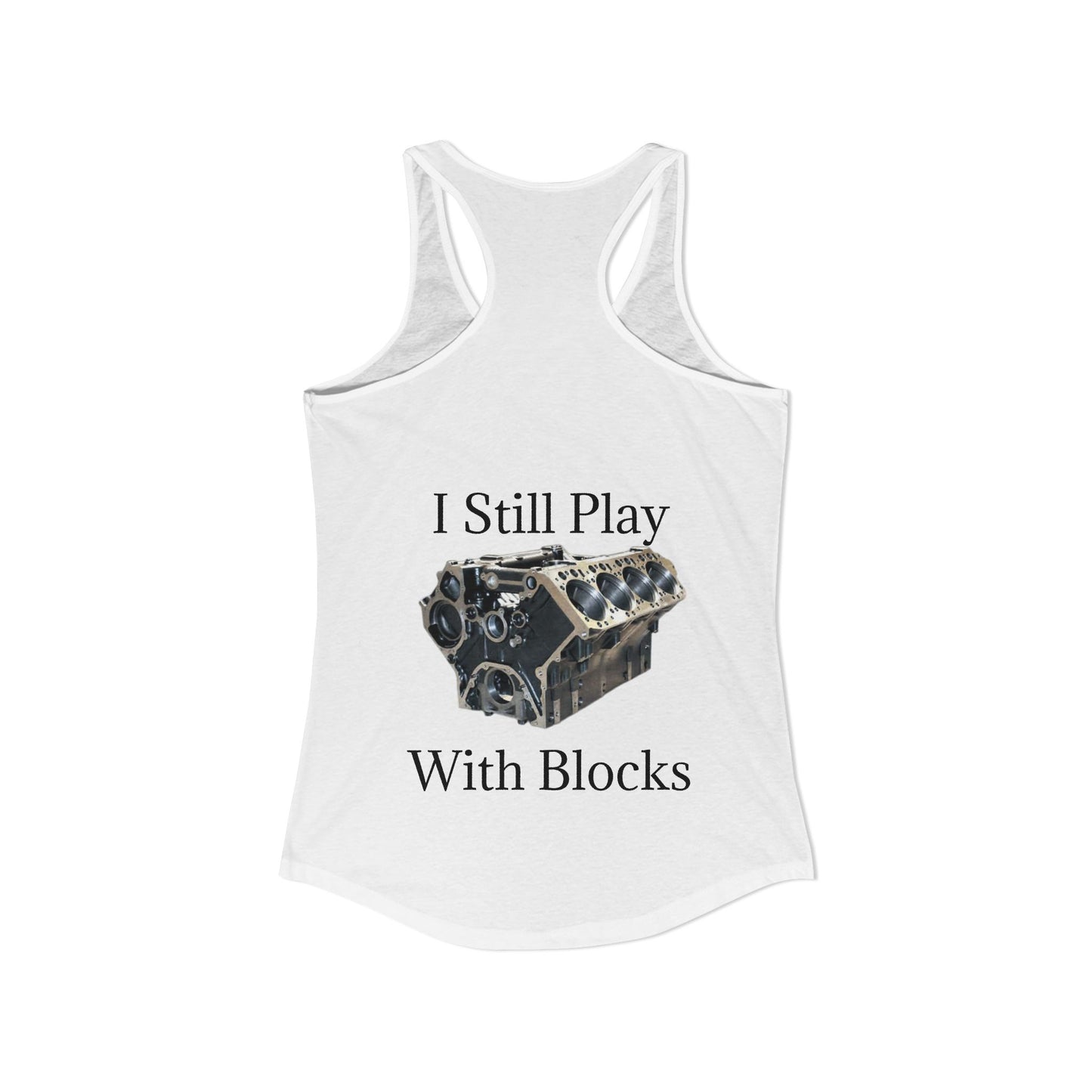Play With Blocks Women's Racerback Tank