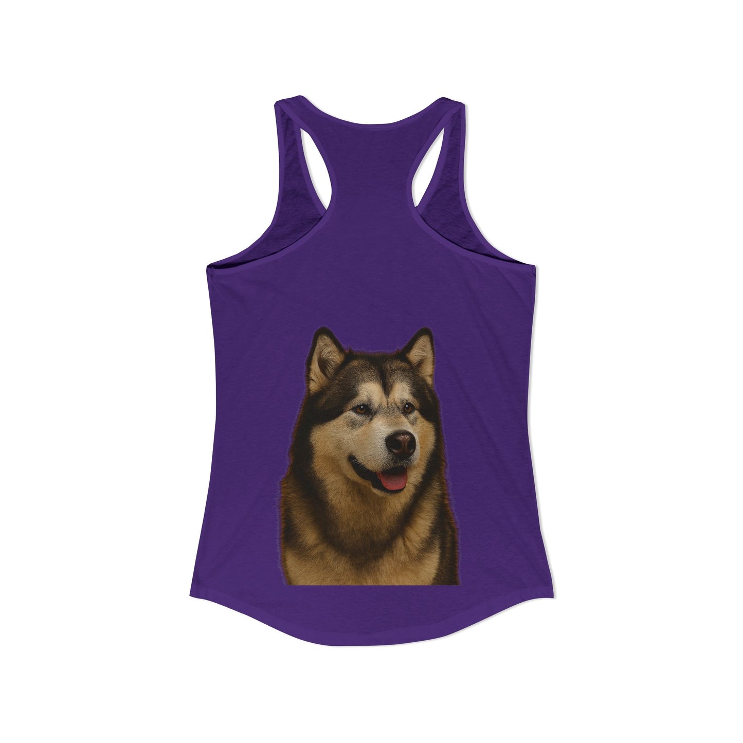 Malamute Head Women's Racerback Tank