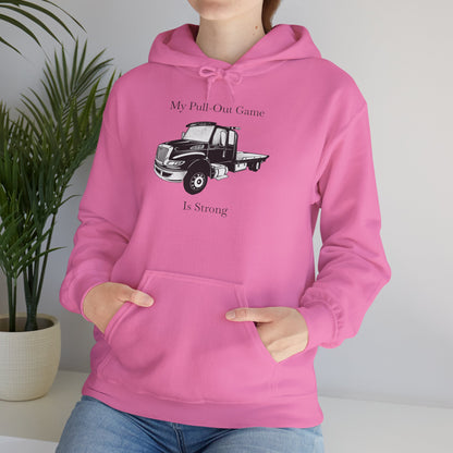 Pull Out Flatbed Tow Truck Unisex Hoodie