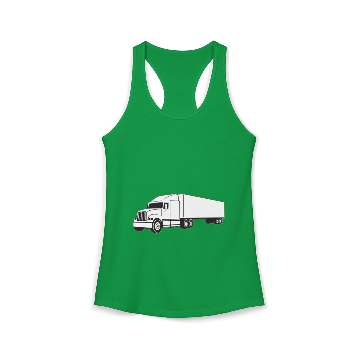 Semi Truck Women's Racerback Tank