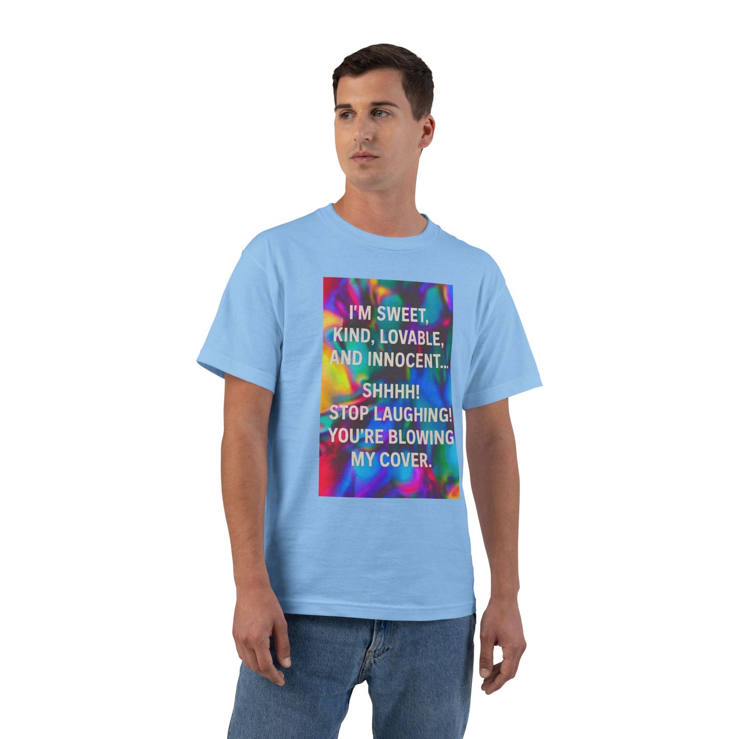 Blowing My Cover Men's Short-Sleeve Crewneck Tee