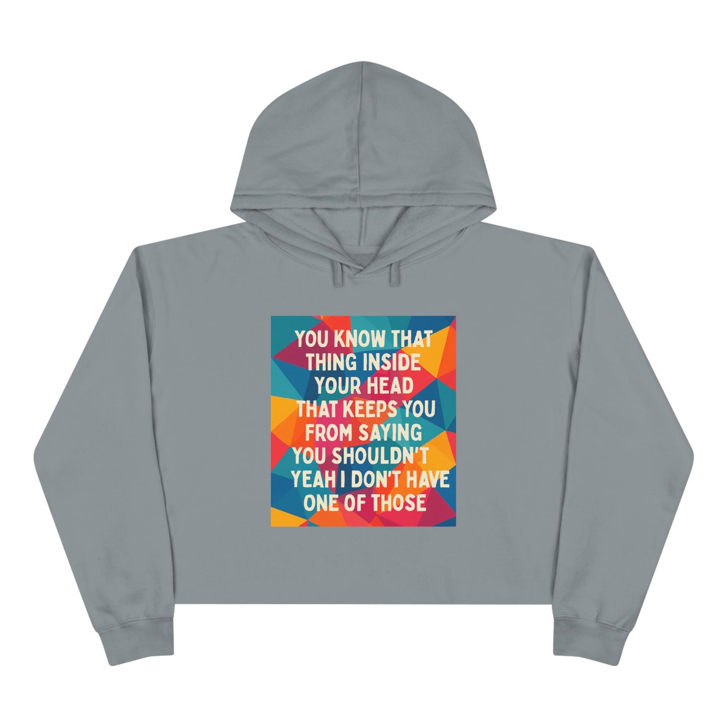 No Filter Women's Crop Hoodie
