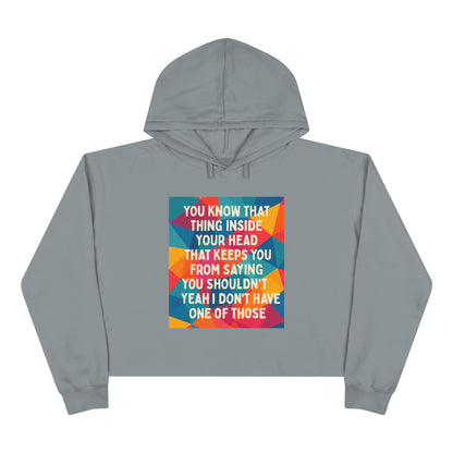 No Filter Women's Crop Hoodie
