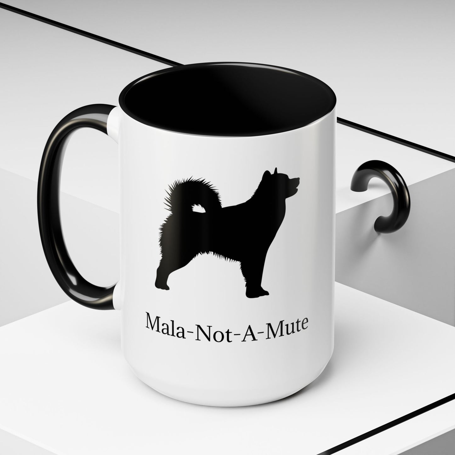 Mala-Not-A-Mute 2-Tone Coffee Mug