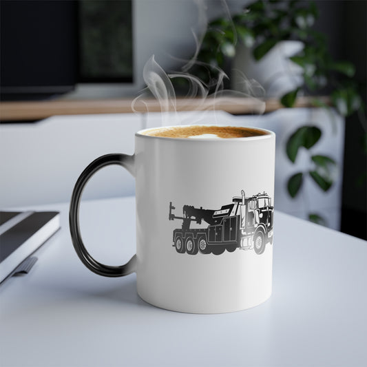 Heavy Tow Truck Color Changing Mug