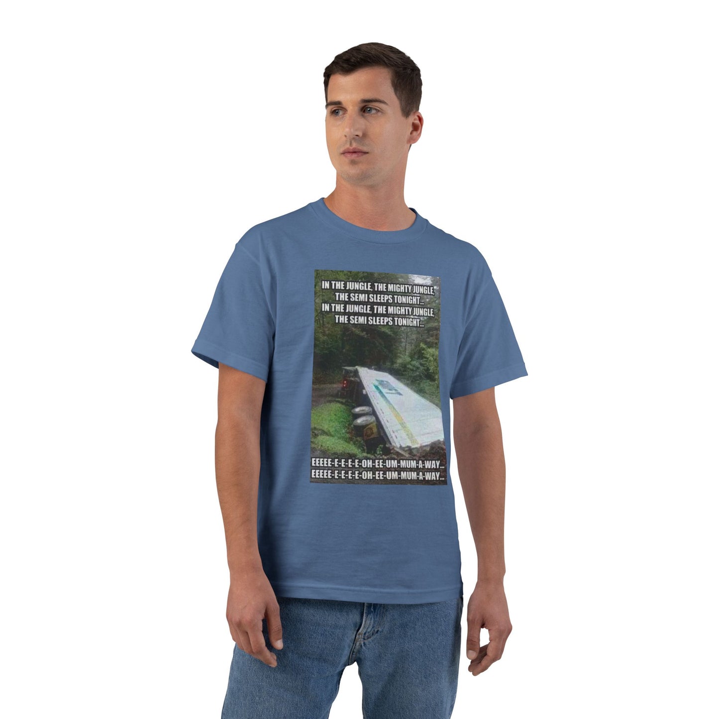 Semi Sleeps Men's Short-Sleeve Crewneck Tee