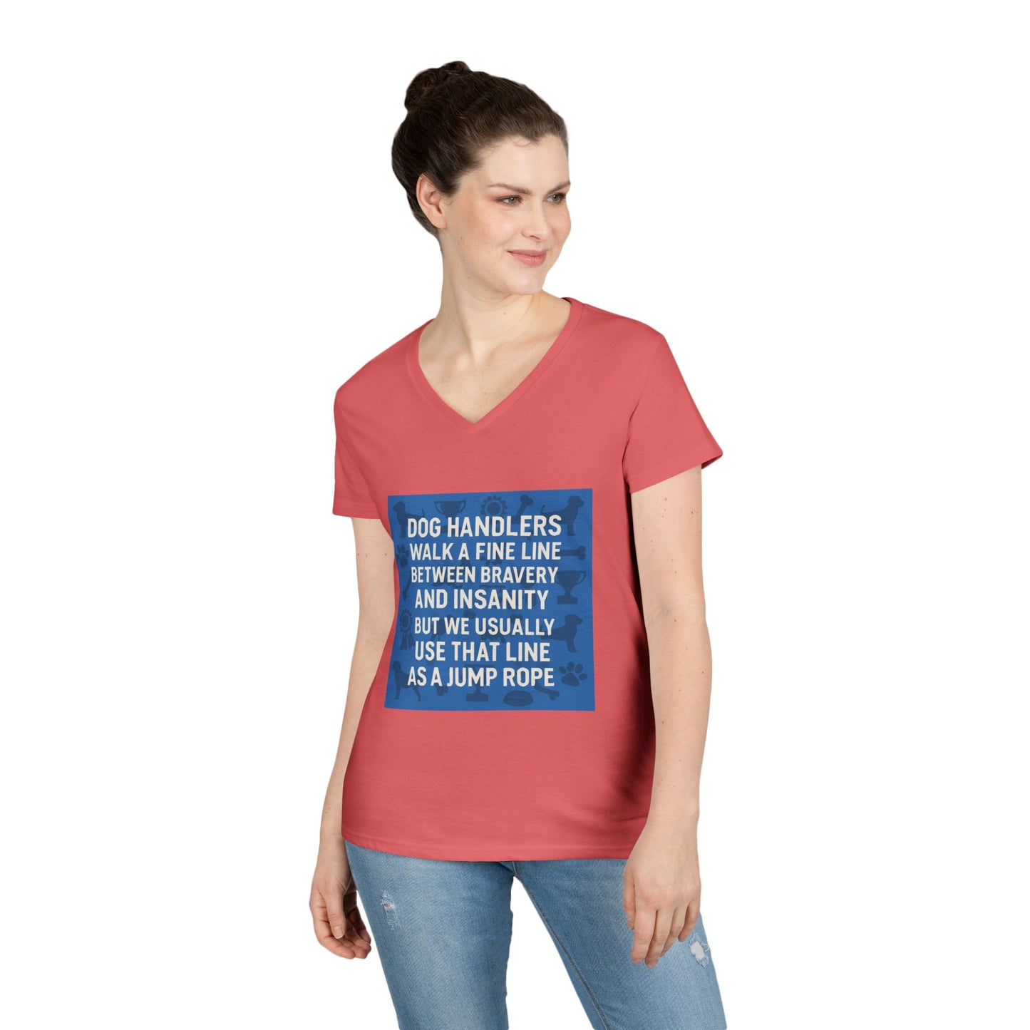 Jump Rope Women's V-Neck T-Shirt