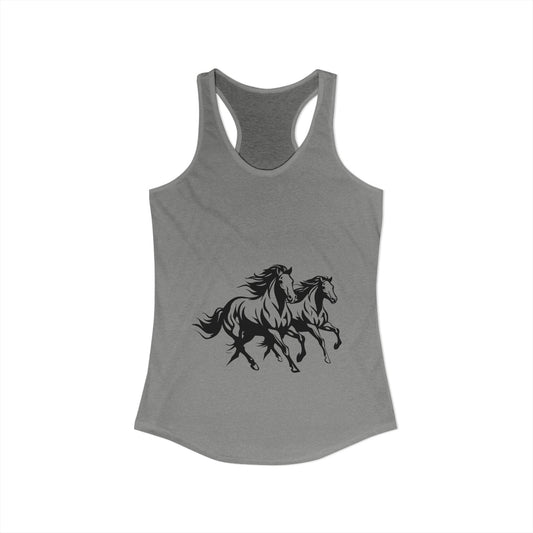 Horsin' Around Women's Racerback Tank