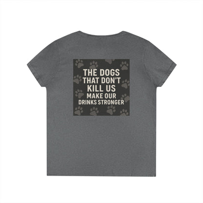 Drinks Stronger Women's V-Neck T-Shirt