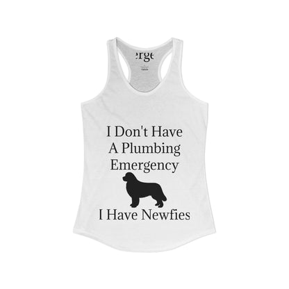 Plumbing Emergency Women's Racerback Tank