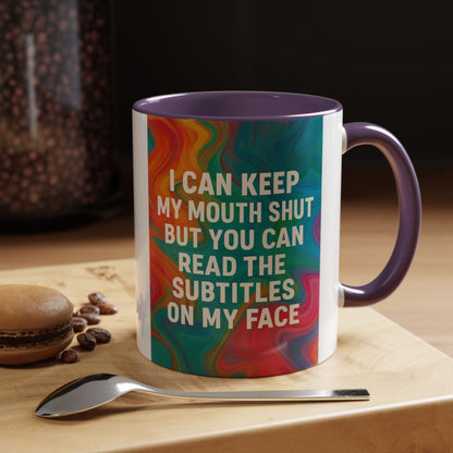 Subtitles 2-Tone Coffee Mug