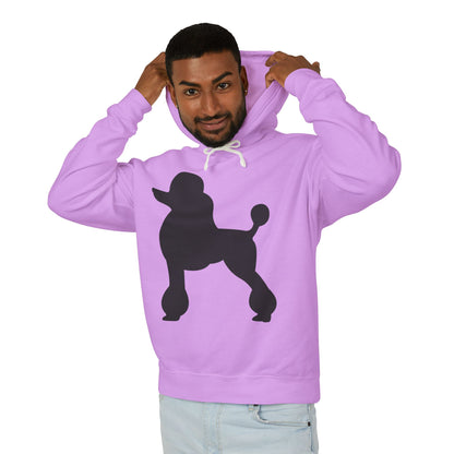 Poodle Silhouette Unisex Lightweight Hoodie
