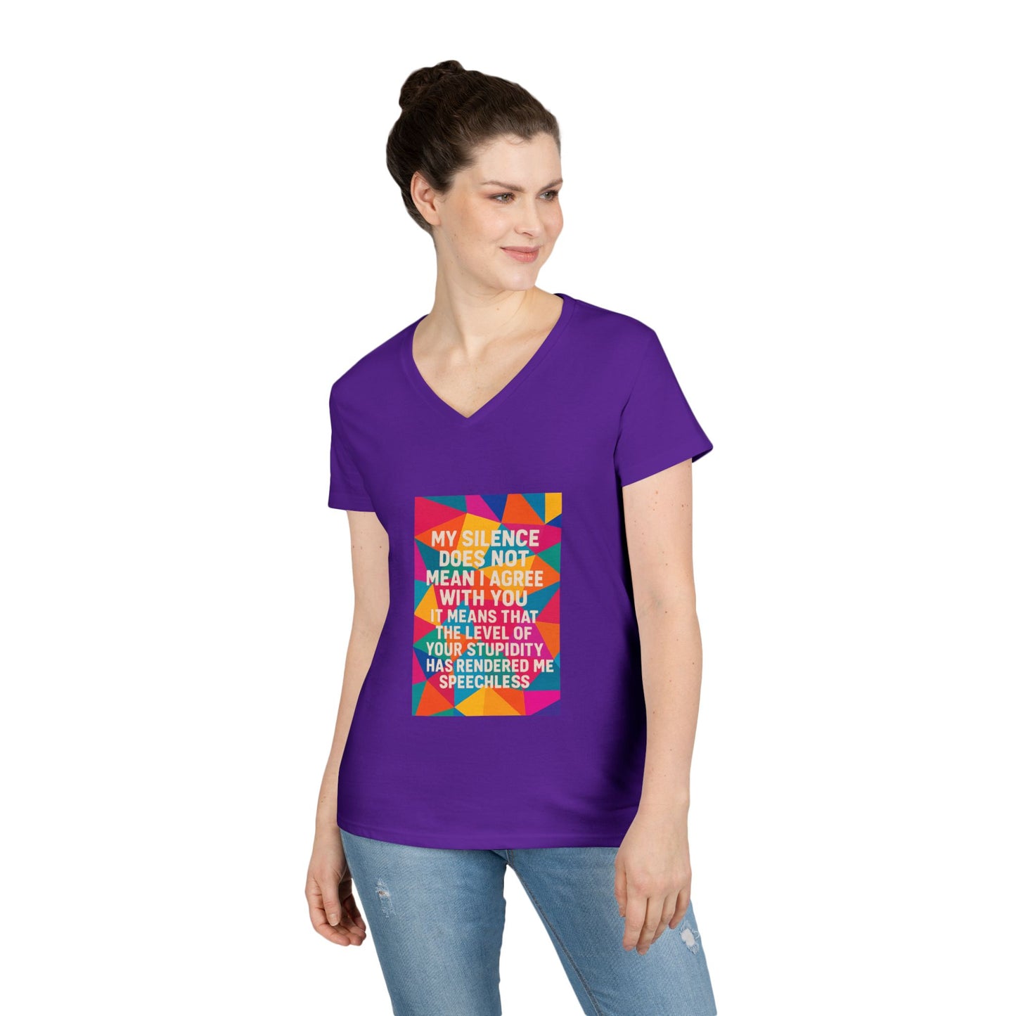 Speechless Women's V-Neck T-Shirt