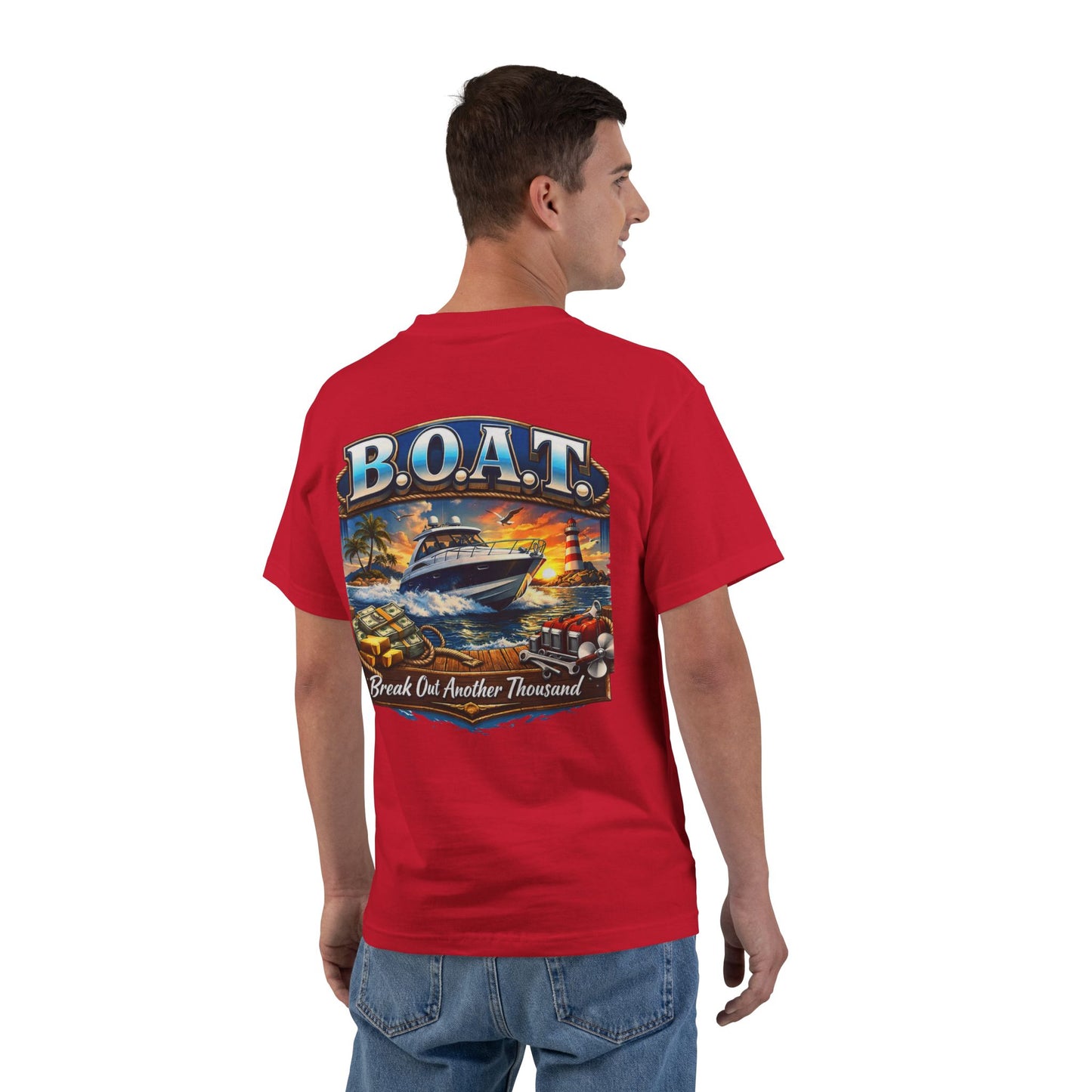 B.O.A.T. Men's Short-Sleeve Crewneck Tee